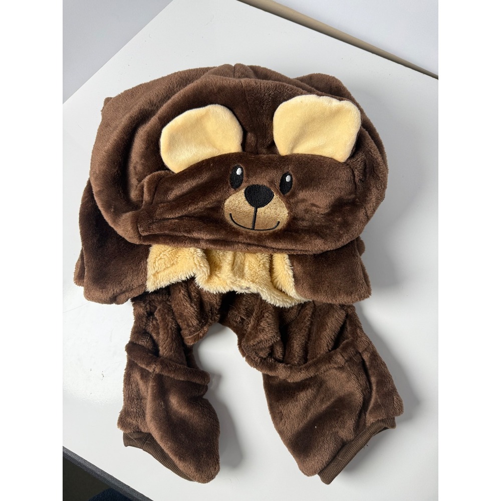 Kensington Kennel Club Brown Bear Dog Costume Fleece Hooded‎ Pet Outfit XL